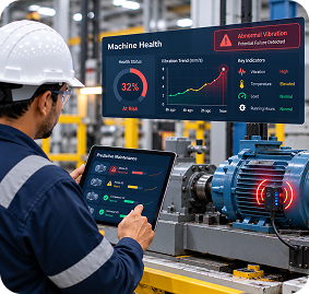 Real-Time Telemetry and Production Analytics Chart Display